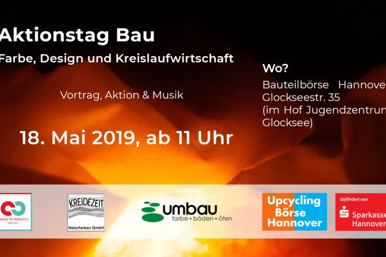 Umweltschutz soll Freude bereiten - Familienfreundlicher Aktionstag am 18. Mai in der Bauteilbörse Hannover Bild: Umweltschutz soll Freude bereiten - Familienfreundlicher Aktionstag am 18. Mai in der Bauteilbörse Hannover