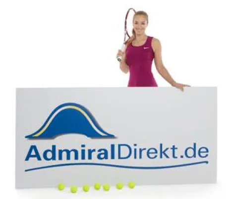 Bild: Sabine Lisicki ist das neue Gesicht von AdmiralDirekt.de