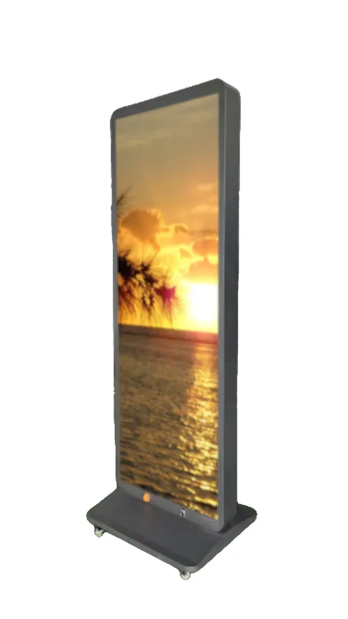 Rollbares LED-Poster-Display für Außen (© daylite gmbh)