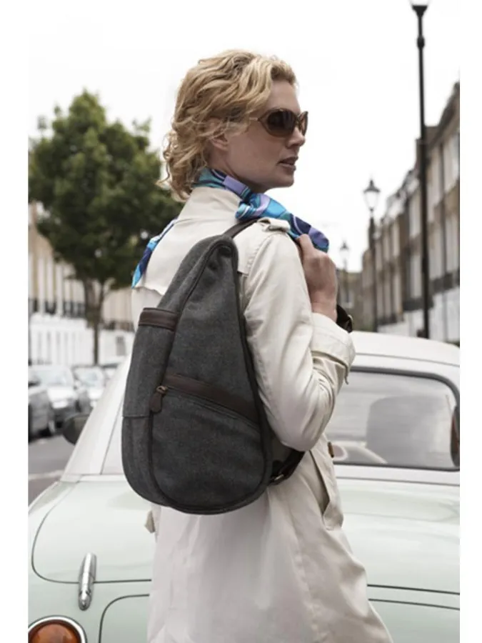 The Healthy Back Bag- Harris Tweed