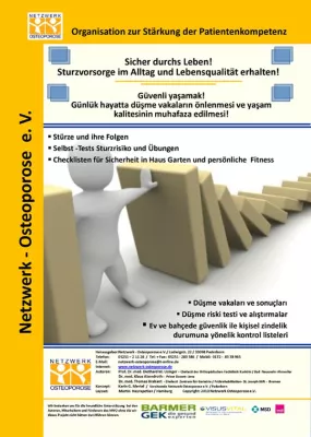 Bild: Zum Welt-Osteoporose-Tag 2014 vier Neuauflagen mehrsprachiger Publikationen für eine bessere Inklusion.