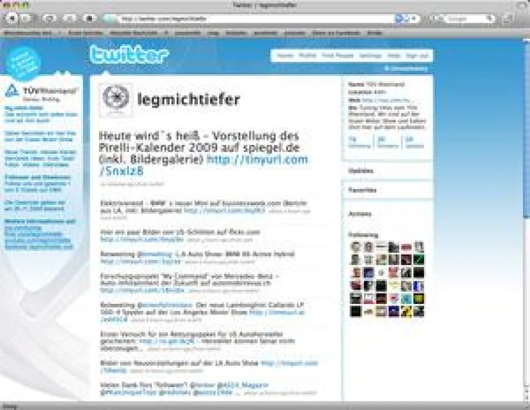 TÜV Rheinland Twitter Profil