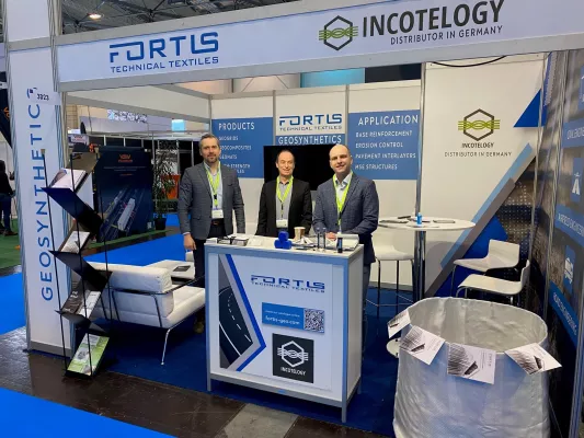 Bild: Ökologisch nachhaltige Geoprodukte revolutionieren die Bauindustrie: INCOTELOGY GmbH auf  Infratech 2024