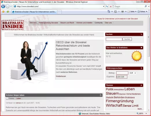 Bild: Neues für Unternehmer und Investoren in der Slowakei