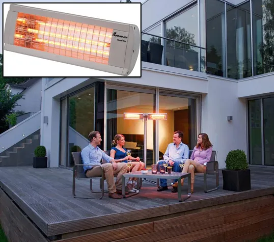 Neuer Infrarot Heizstrahler von Landmann Bild: Neuer Infrarot Heizstrahler von Landmann