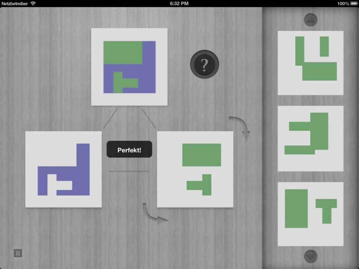 Finden Sie die passenden Gegenstücke zu den unterschiedlichen Formen