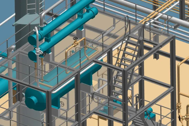 Bild: Planung von kleinen Prozessanlagen in 3D