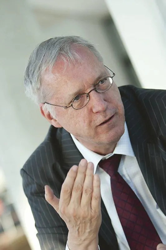 Der bekannte Kindertherapeut Wolfgang Bergman, Gründer der Stiftung