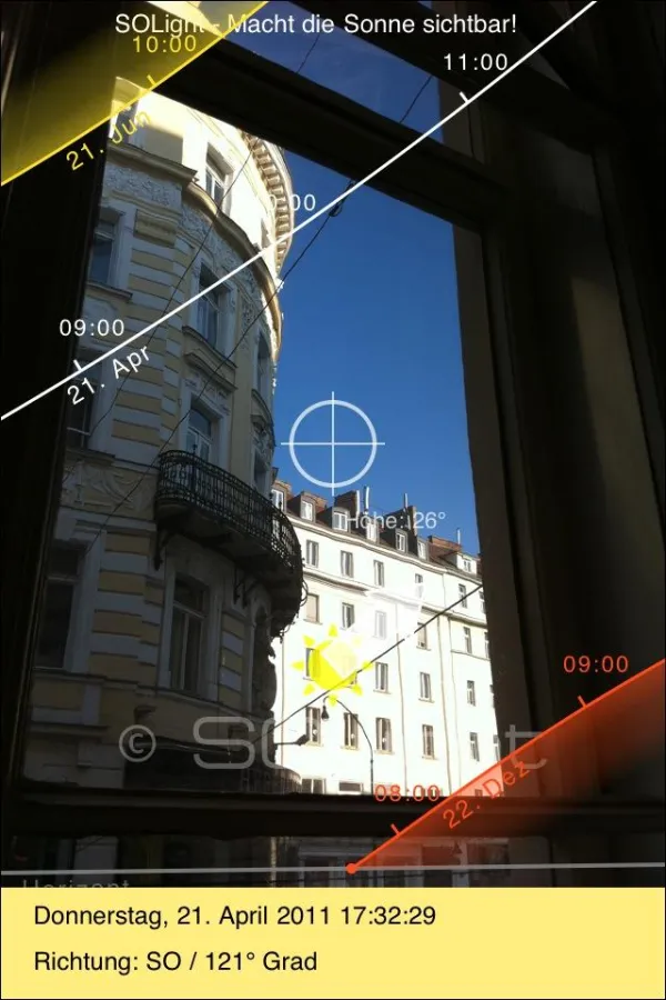 SOLight - Check am Fenster in einer Wohnung