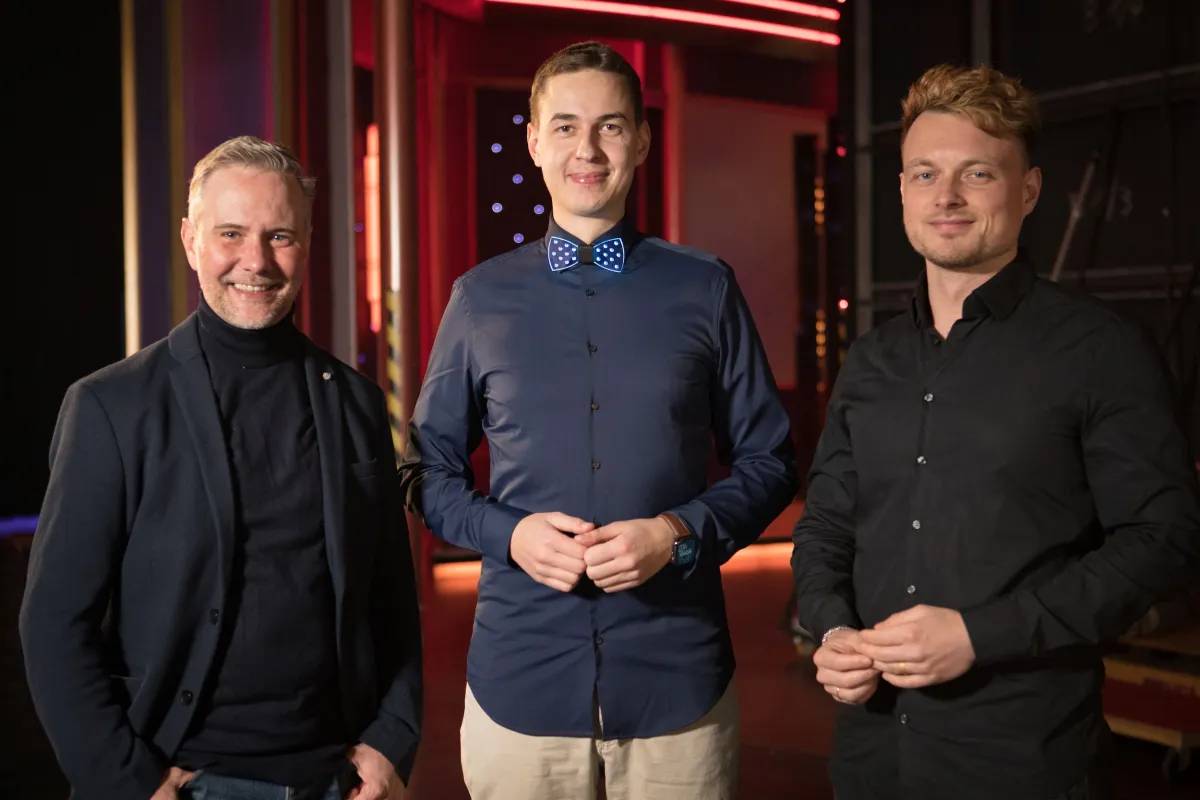 Markus Simon, Florian Arndt, Roman Rögner Geschäftsführer Sons of Motion Pictures GmbH (© Miguel Löhmann)
