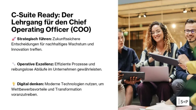 Bild: C-Suite Excellence: Der maßgeschneiderte Lehrgang für Chief Operating Officers (COOs)