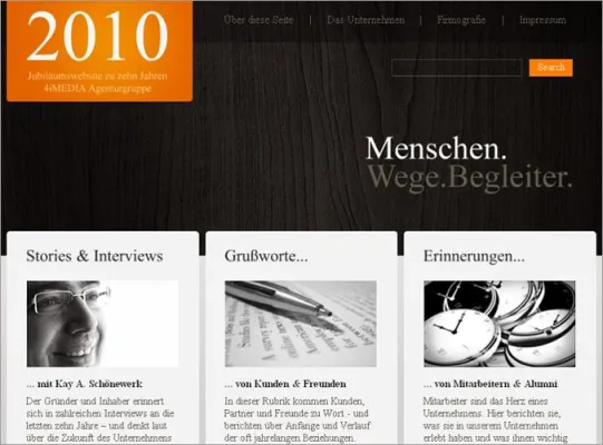 Bild: Leipziger Agenturgruppe launcht Website zum 10-jährigen Jubiläum