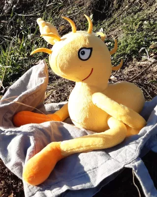 Bild: Die kleine Sekunde schenkt Zeit - ein Kuscheltier für alle, die zuviel arbeiten