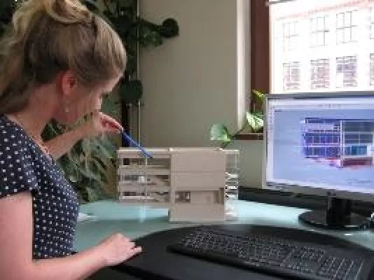 Bild: „Spickzettel“ für Architekten - Leipziger Unternehmen unterstützt Ausbau des Frankfurter Flughafens