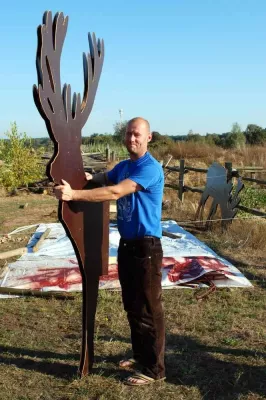 Bild: Kunstworkshop auf der Bio Ranch Zempow