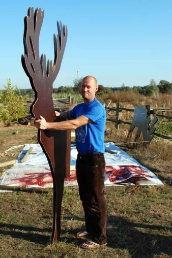 Bild: Kunstworkshop auf der Bio Ranch Zempow
