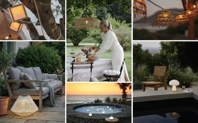 Bild: Sundown Glow: Lampenwelt.de präsentiert Lichtideen für lange Sommerabende im Garten
