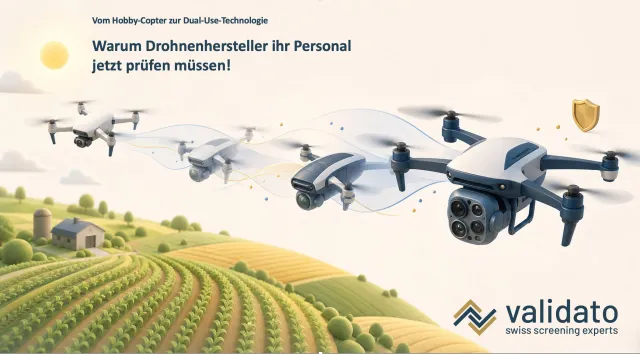 Bild: Vom Hobby-Copter zur Dual-Use-Technologie: Warum Drohnenhersteller ihr Personal jetzt neu prüfen müssen