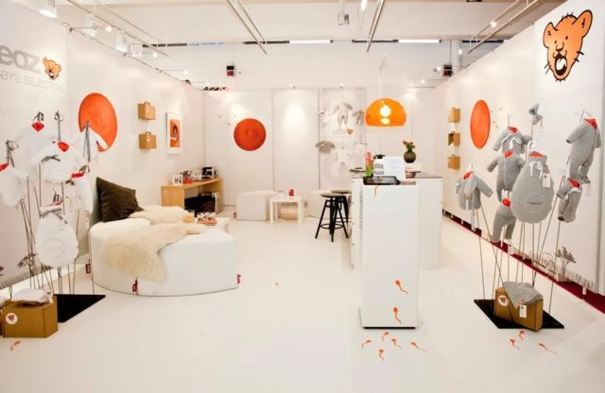 LeoZ Messestand auf der Kindermodemesse, MTC München, Februar 2011