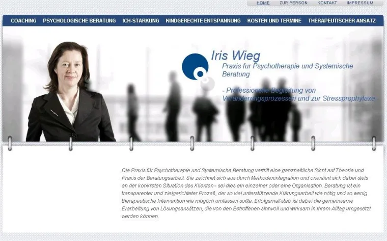 Iris Wieg mit neuer Website von WACON Bild: Iris Wieg mit neuer Website von WACON