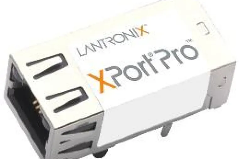 Bild: Atlantik Elektronik präsentiert den kleinsten Linux Netzwerkserver von Lantronix