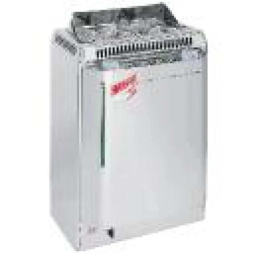 Finnische Sauna, Dampfsauna, Kräutersauna und Duftsauna in einem einzigen Ofenmodell Foto: Harvia, Quelle: Schwimmbadtechnik Hirschfeld/ Der Saunashop im Internet