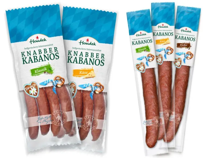 Bild: Originell verpackt: Houdek Kabanos Spezialitäten im Wiesn-Look