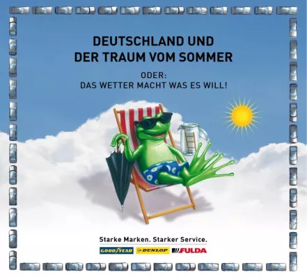 Bild: Deutschland und der Traum vom Sommer - Goodyear Dunlop mit neuer Sommerkampagne 2009 für den Bereich Autohaus