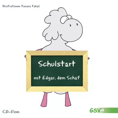 Bild: Schulstart-CD mit Edgar, dem Schaf macht den Schulanfang zum Kinderspiel