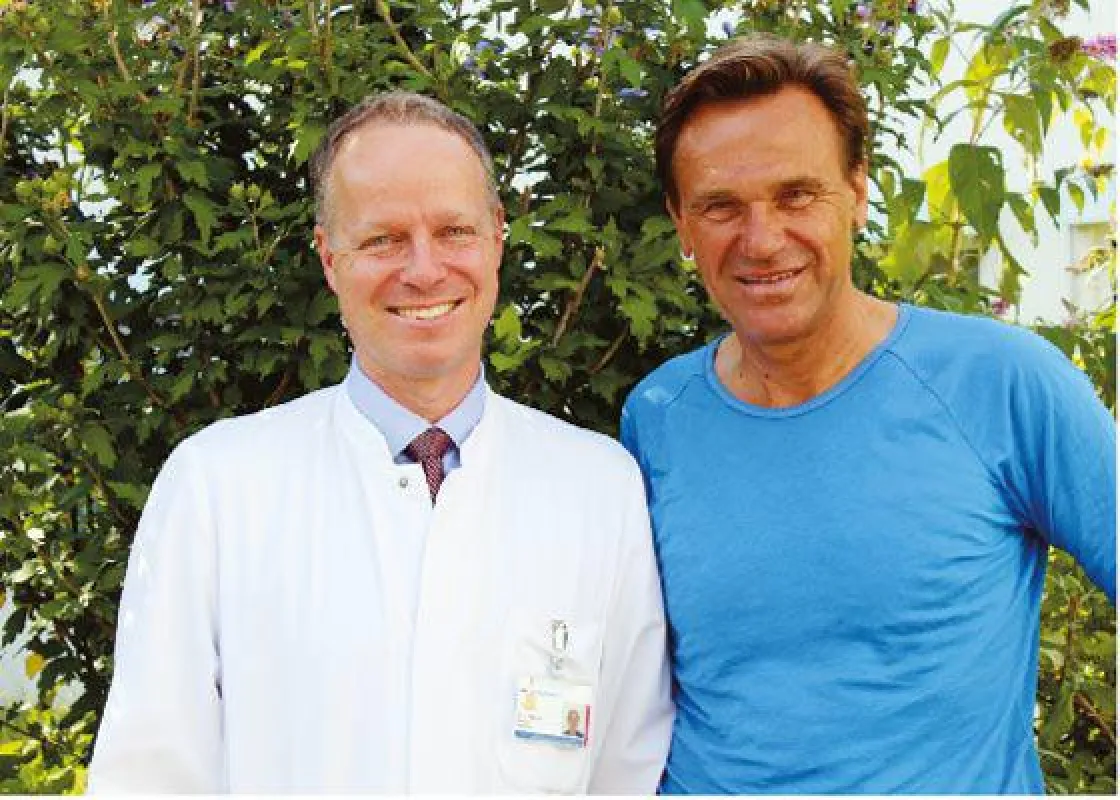 v.l. Dr. med. Sven Thonke, Helmut Gruhn