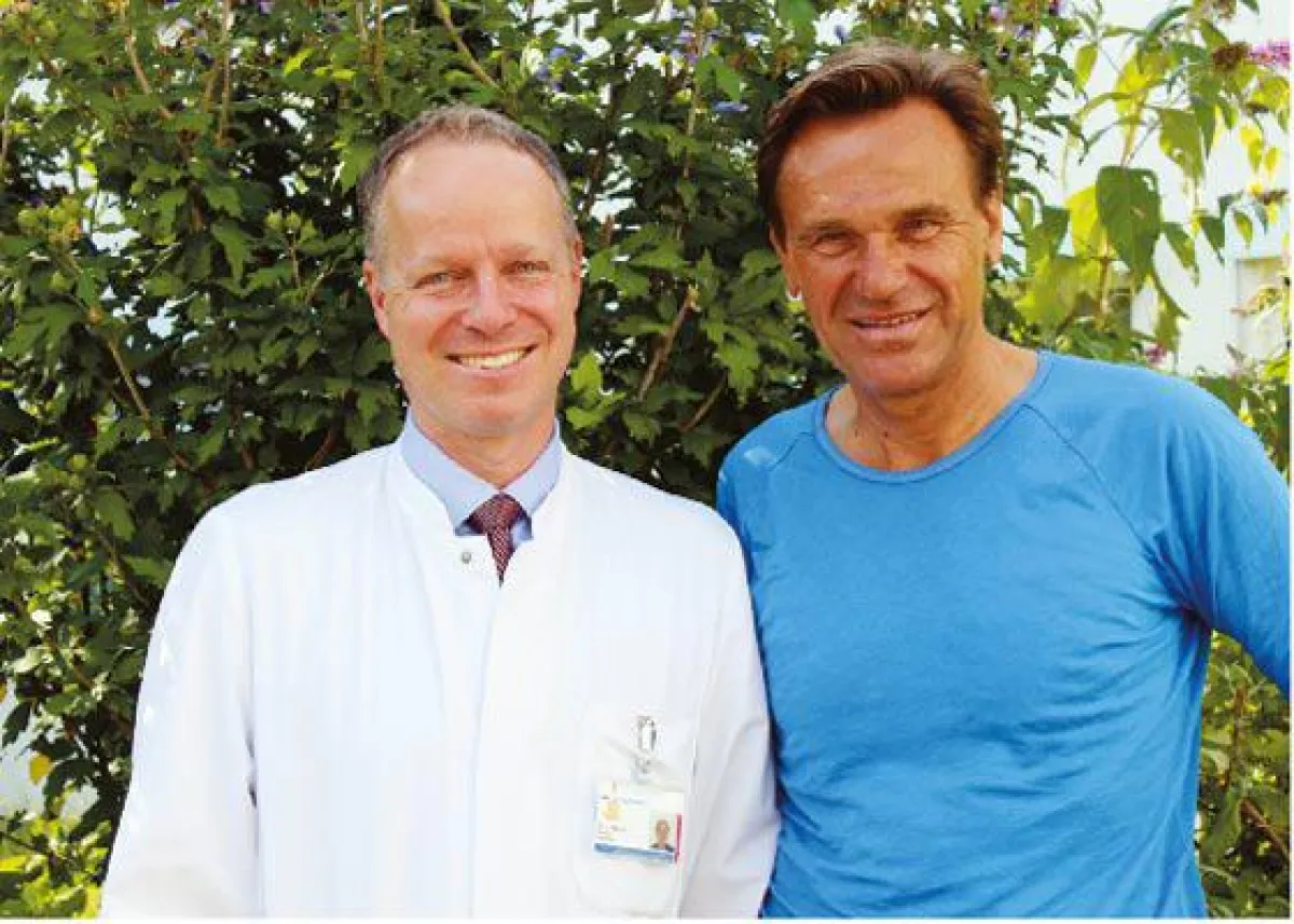 v.l. Dr. med. Sven Thonke, Helmut Gruhn