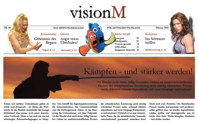 Bild: Themen aus Mitteldeutschland: Meinungsmagazin visionM