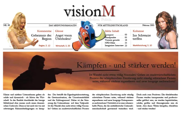 Bild: Themen aus Mitteldeutschland: Meinungsmagazin visionM