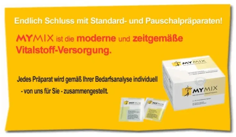 bioapo fördert individuelle Vitalstoffversorgung mit MyMix Bild: bioapo fördert individuelle Vitalstoffversorgung mit MyMix