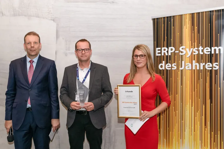 Bild: mesonic WinLine als ERP-System des Jahres ausgezeichnet