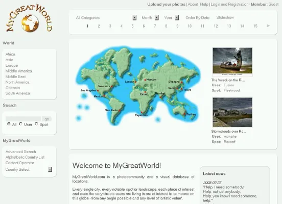 Bild: MyGreatWorld.com - Eine Photo Community aus Deutschland entwickelt sich zum Exportschlager
