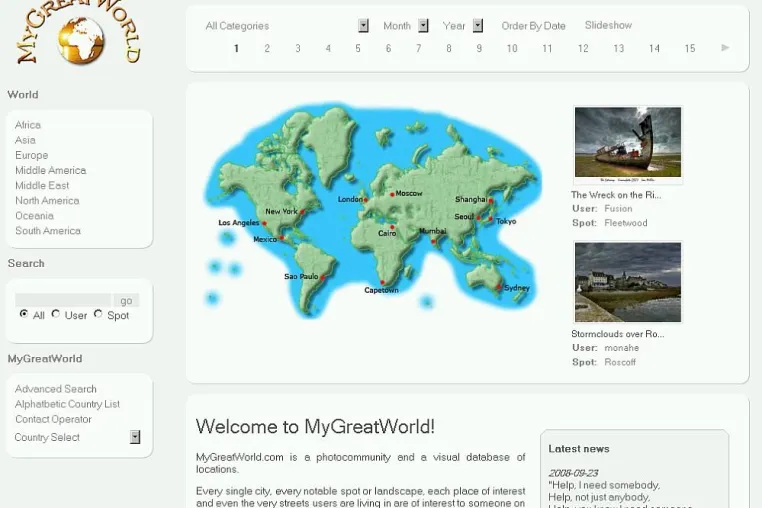 Bild: MyGreatWorld.com - Eine Photo Community aus Deutschland entwickelt sich zum Exportschlager