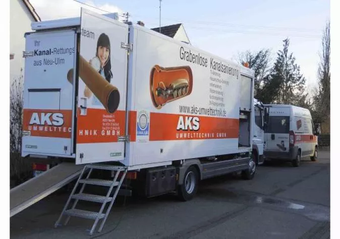 Bild: Kanalsanierung ohne Erdarbeiten - einfach sanieren mit AKS-Umwelttechnik