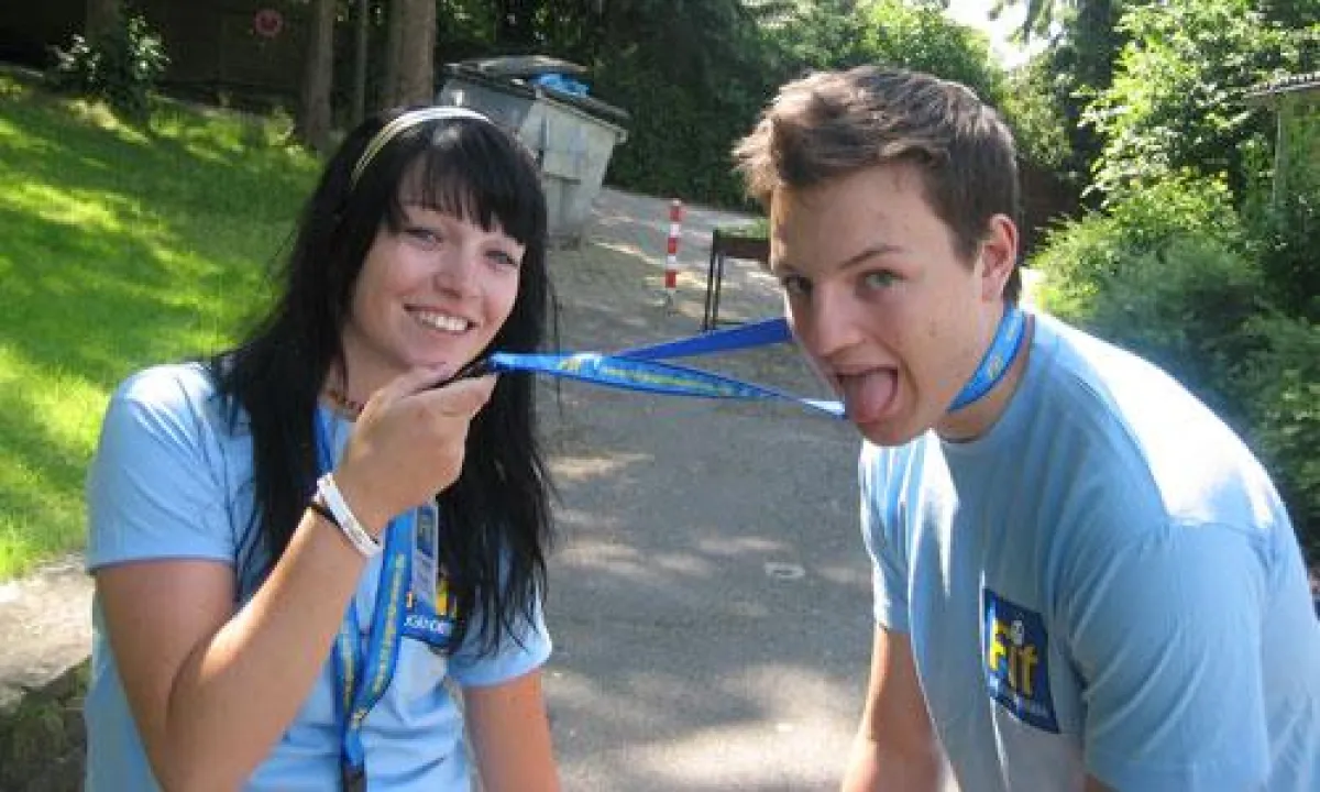 Immer mit Spaß dabei: Fit-Teamer im Einsatz