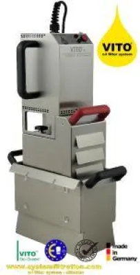 Mehr Zeit fürs Wesentliche - Vollautomatischer Frittierölfilter Bild: Mehr Zeit fürs Wesentliche - Vollautomatischer Frittierölfilter