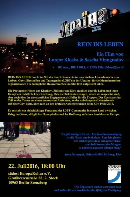 Bild: Film 'Rein ins Leben' von Lorenz Kloska und Sascha Vinogradov bei südost Europa Kultur e.V.