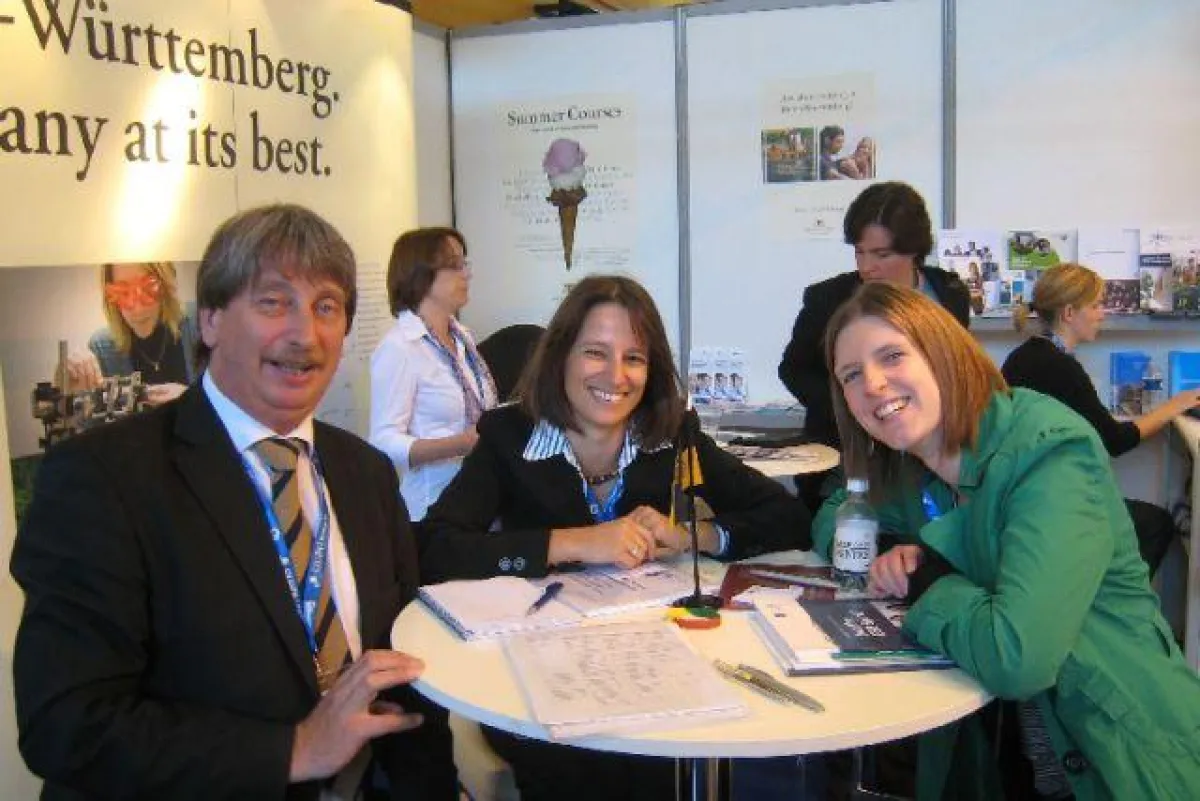 Prof. Baldur Veit, Prof. Dr. Julia Hormuth und Helen McMillan von der Edinburgh Napier University