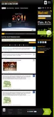 Bild: Weitclick bringt WWF Earth Hour 2011 ins Netz