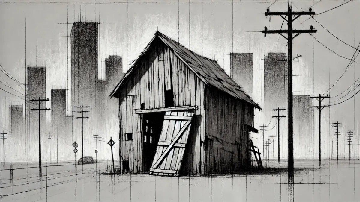 Zwischen Verwaltung und Aufbruch - was bleibt, wenn die Scheune offen steht? (© DREIFISCH)