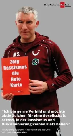 Mirko Slomka übernimmt Trainerposten unserer Elf gegen Rassismus Bild: Mirko Slomka übernimmt Trainerposten unserer Elf gegen Rassismus