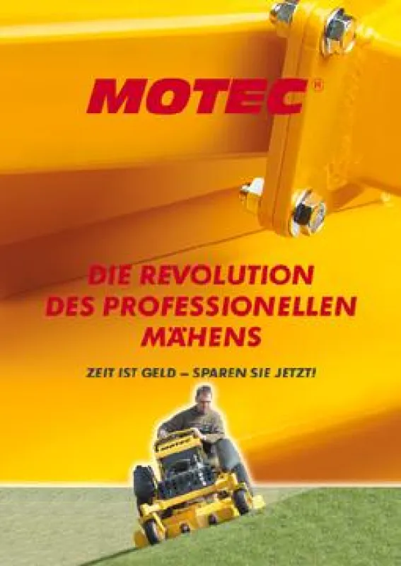 Detaillierte Informationen über die MOTEC Großflächenmäher: Auf Wunsch senden wir Ihnen gerne unseren aktuellen Prospekt zu