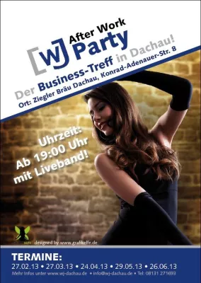 Bild: Erfolgreich netzwerken am Abend - Wirtschaftsjunioren Dachau laden monatlich zur After Work Party ein