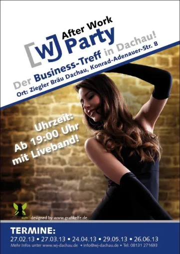 Bild: Erfolgreich netzwerken am Abend - Wirtschaftsjunioren Dachau laden monatlich zur After Work Party ein