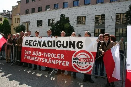 SÜD-TIROLER FREIHEIT fordert sofortige Begnadigung der Süd-Tiroler Freiheitskämpfer Bild: SÜD-TIROLER FREIHEIT fordert sofortige Begnadigung der Süd-Tiroler Freiheitskämpfer