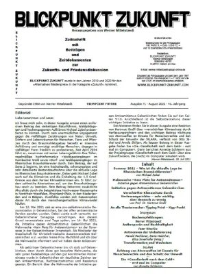 BLICKPUNKT ZUKUNFT Ausgabe 71 ist erschienen! Bild: BLICKPUNKT ZUKUNFT Ausgabe 71 ist erschienen!